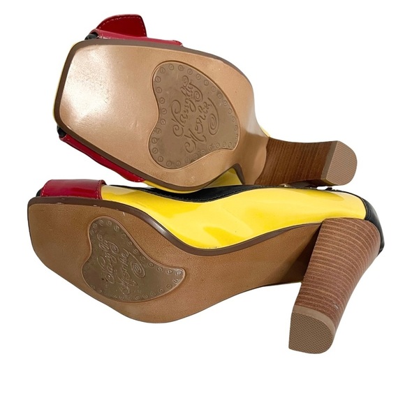 Naughty Monkey | Boxy Open Toe Pump Heel - Picture 7 of 10